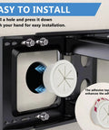 In Wall TV Cable Management Kit For A Clean Wire Free Setup Hide Power Cords Behind Wall With Two Pass Throughs And Hole Saw