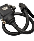 Onyx Three Eighths Inch Palm Impact Wrench Delivers 445 Foot Pounds Of Torque With Remote Throttle And 25 Inch Swivel Hose Reactionless Design