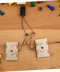 All-In-One Electrical Circuit Kit For Kids, Kid-Friendly Hands-On STEM Science Exploration components on a table