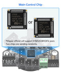 Image of EBB36 Can Bus Adapter Board showing main control chip options STM32 with PCB layout for 3D printing setup.
