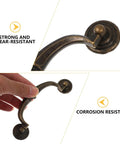 Vintage Zinc Alloy Cabinet Pull Handles 4 Pack for Furniture Doors and Drawers Antique Style Cupboard Grips showing durability details