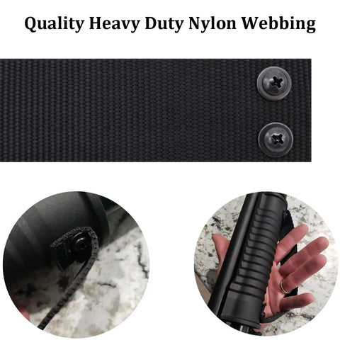 Heavy Duty Tactical Nylon Strap Kit for Mossberg 500 590 Shockwave Shotgun Accessories Four Pack with Durable Webbing Ends