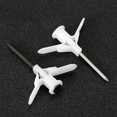 1 Set Wall Anchor Assortment For Drywall Self Drilling Butterfly Expansion Plugs ABS Nylon Heavy Duty Fastening Kit detail
