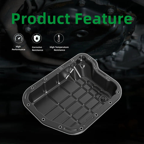 Easy Install Transmission Pan Kit With Gasket And Filter For 46RE 47RE 48RE Transmissions with corrosion resistance features shown