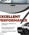 Dodge Ram Tailgate Molding Cap Spoiler Top Cover Lip Trim Kit For 2009 To 2019 Ram 1500 2500 3500 Classic Truck Replacement