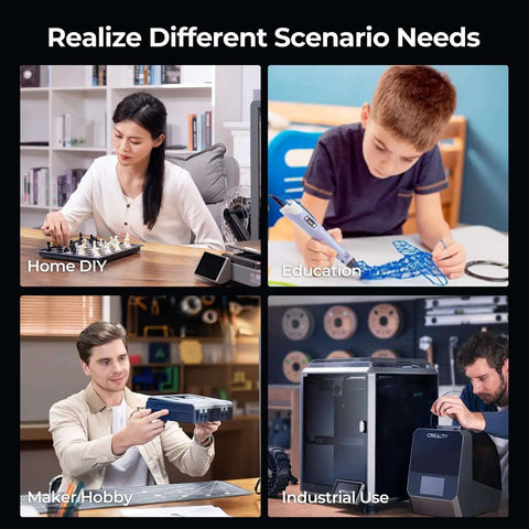 Realize Different Scenario Needs: Home DIY, Education, Maker Hobby, Industrial Use