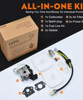 Echo SRM 225 Carburetor Replacement For Trimmer Weedeater Fits SRM 225 GT225 PAS 225 PE225 SHC225 PPF225 A021001692 RB K93 Kit
