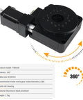 High Precision Electric Rotating Stage With 360 Degree Travel And 100 Millimeter Diameter Optical Platform, view of rotating mechanism