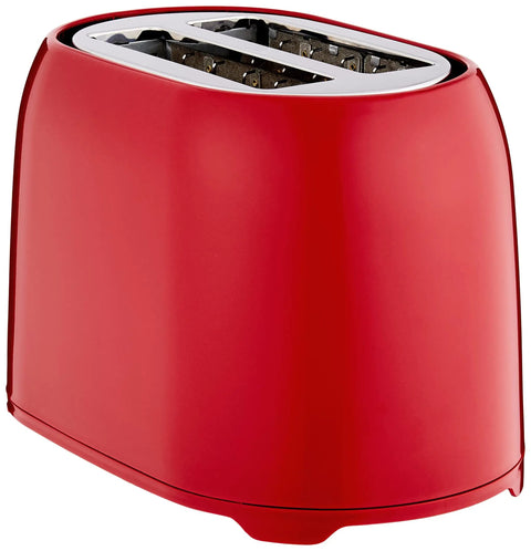 Red 2 Slice Toaster With Extra Wide Slots And Bagel Function For That Grab And Go Crunch On Bagels And Thick Bread Model TR1278RM