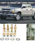 Door Hinge Pin And Bushing Repair Kit For 1999 2000 2001 2002 2003 2004 2005 2006 2007 Chevy Silverado GMC Sierra SUVs, components shown