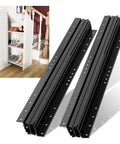36 Inch Undermount Drawer Slides Heavy Duty Ball Bearing Full Extension Glides Rock Solid 260 Lb Hauler shown with shoe storage.