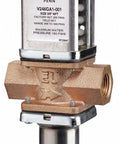Water Regulating Valve 2 Way 1 Inch For Refrigeration Systems, Pressure Modulating Valve Controls Water And Glycol Flow To Water Cooled Condensers, Open Or Closed System Head Pressure Management, Precise Regulation; brass valve with steel actuator