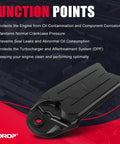 Crankcase Ventilation Filter Replacement CCV Breather Element For 6.7L ISB Diesel Engines with outlined function points
