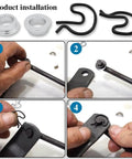 Installation steps for 8 Piece Manual Transmission Shifter Bushing Kit With Spring Clips for GM Muncie transmissions