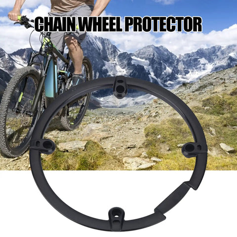 Chainring Guard For Mountain And Road Bikes 44T Sprocket Protector Crankset Shield Easy Install 4 Hole Mount