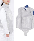 Fencing Lame Electric Foil Jacket With Adjustable Collar Non Washable Metal Vest For Competition Training Right Hand Size 42