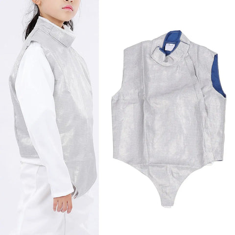 Fencing Lame Electric Foil Jacket With Adjustable Collar Non Washable Metal Vest For Competition Training Right Hand Size 42