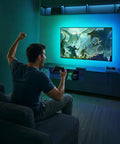 HDMI 2.1 AI Sync Box 2 With RGBWIC For 55 To 65 Inch TVs Delivers 8K 60Hz And 4K 144Hz, screen lighting sync in gaming room