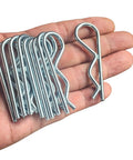 Heavy Duty Cotter Pins Kit 16 Piece 2.5mm By 50mm R Clips Retaining Pins For Trailer Hitch Tractors Mowers Carts Trucks