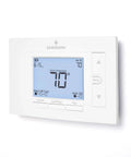 Programmable Thermostat With Big Clear Display And No-Fuss Setup, 7 Day 5-1-1 Or Off Programming, mounted on white wall.