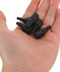 Hot 5 Piece Black Carbon Steel Bolt Extractor Kit For Broken Screw Removal Tool Set With Precision Hex Grip 1/8 To 1/4 Inch Size in hand