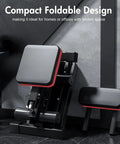 Close-up of foldable 4 In 1 Adjustable Weight Bench With Leg Extension Foldable Incline Decline Bench Press Roman Chair And Preacher Curl.