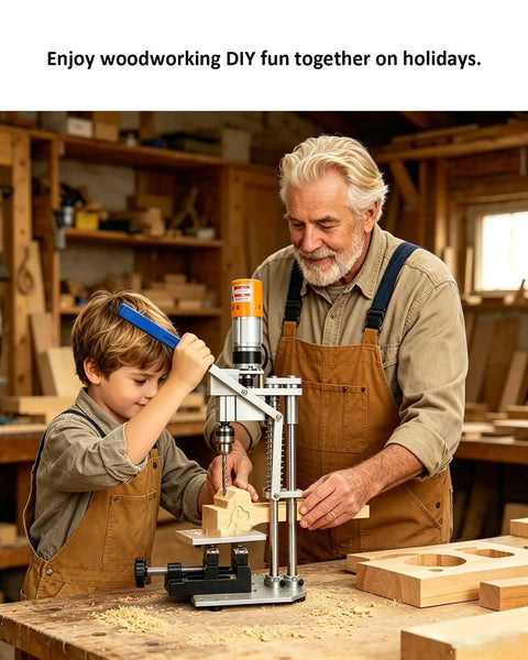 Compact Mini Drill Press Table Packing Beefy Torque And Smooth Variable Speed Controls Made Tough for woodworking with child