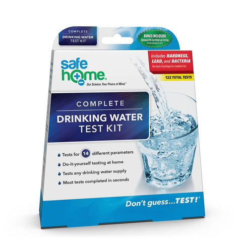 Complete Drinking Water Test Kit For Tap Water And Well Water With DIY Screening For 14 Parameters And Optional Lab Analysis
