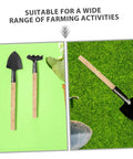 Durable Dope Wooden Garden Tool Handle Replacement For Shovel Spade Hoe Sickle Interchangeable Multipurpose Grip Great For Harvesting Landscaping And Farm Work
