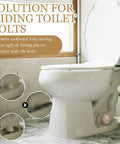 Killer 2 Pack Boho Knot Toilet Bolt Caps Ceramic Screw Covers decor bathroom upgrades, covering toilet bolts elegantly.