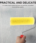 10 Piece Premium Sponge Texture Paint Rollers For Walls And Drywall Easy Replacement Sleeves Fit Standard Frames held by hand painting wall