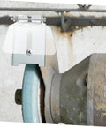 Bench Guard Replacement Shield For Grinding Machine With Stainless Steel Guard Plate And ABS Eye Protector installed