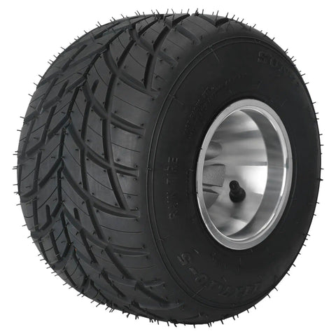 Heavy Duty 32 Inch Rear Axle Kit With 5 Inch Wheels, 10x4.50-5 Rims And 11x7.10-5 Racer Tires For Go Karts Drift Trikes Golf Carts ATVs Mini Bikes Diy Rebuilds