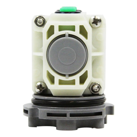 Front view of Pressure Balancing Unit For Single-Control Tub And Shower Valve Replacement Keeps Water Temperature Steady, Prevents Sudden Spikes