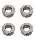 Five Eighth Inch Stainless Steel Rock Solid Locking Shaft Collar Clamp With Set Screws Four Pack for gearboxes and machines