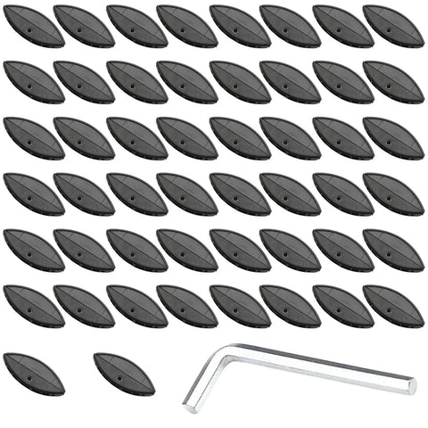 Invisible Biscuit Connector Kit For Diy Woodworking Projects Use With Plywood Panels Nylon Fasteners P15 50Pcs with Allen key