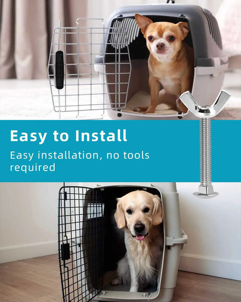 Badass M5 Replacement Bolts And Butterfly Nuts For Dog Crate Repairs Featuring Slick Steel Fasteners That Actually Grip Tight For Kennel Fixes And Cat Cage Upgrades No Cap with dogs in crates.