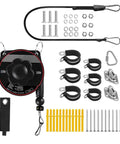 Universal EV Charger Retractable Cord Reel Keeps Your Garage Cables Fly And Secure While Delivering Smooth Wall Mount Retraction For Absolute Zero Hassle And Hella Convenient Charging with mounting hardware.