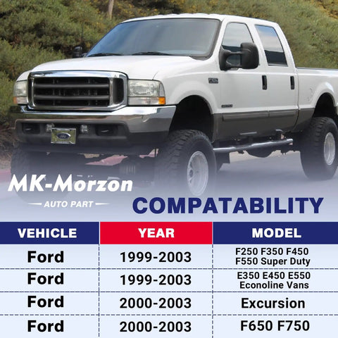 7.3L Power Stroke Diesel Fuel Line Kit With Rubber Seals For 1999 2003 Ford F Series Super Duty Excursion And Econoline Vans Replaces F81Z9C387BA F81Z 9C387 BA 904 497 Heavy Duty Easy Install Replacement Parts compatibility chart with Ford truck