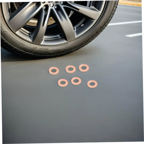 120 Pcs Metal Welding Washers Round Iron Dent Repair Kit For Auto Body Paintless Dent Removal DIY Dent Puller Discs And Welding Ring Washers Heavy Duty Pro Grade Car Body Repair Tool Set For Quick Flexible Dent Fix, rose gold washers on car panel