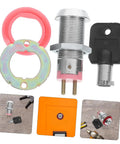 Solid Vending Machine Lock And Keys Replacement Kit For Drink Snack Soda Dispensers Plus Heavy Duty Keyed Cylinder Security Hardware close-up