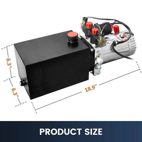 Skip The Cheap Parts This Badass 12V Electric Hydraulic Pump And Power Unit Brings Rock Solid Performance To Dump Trailers With A 6 Quart Double Acting Tank That Runs Zero Drama
