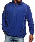 Men's G-Force 638 Lightweight Jacket With Mesh Ventilation, royal blue, front view with raglan sleeves and stretch rib panels