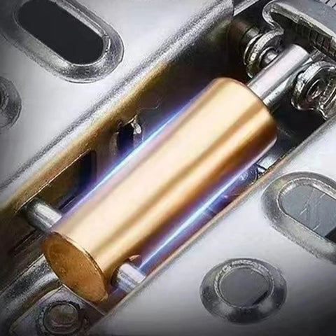 Close-up of Stainless Steel Soft Close Cabinet Hinges for Concealed Overlay Doors Quiet Smooth Close No Slam Easy Install mechanism.