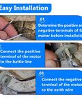 Installation steps for 12V DC Fan Motor For RV Vent Fans With Round Shaft Fits Ventline BVD0218-00 And Ventline Ventadome Replacement
