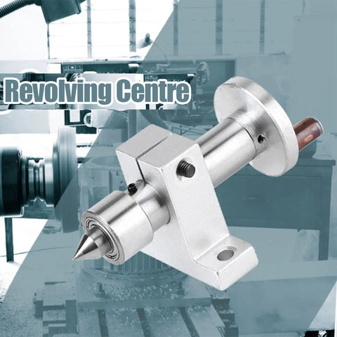 Mini Lathe Telescopic Revolving Center With Double Bearing High Hardness Adjustable Live Center for DIY projects
