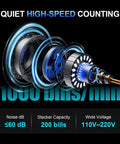 Quiet high-speed counting graphic for Value Count Money Counter For USD And EUR With UV MG IR