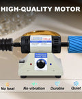 Leather Edge Polisher Kit With 350W Burnishing Machine, featuring high-quality motor and adjustable sander controls.