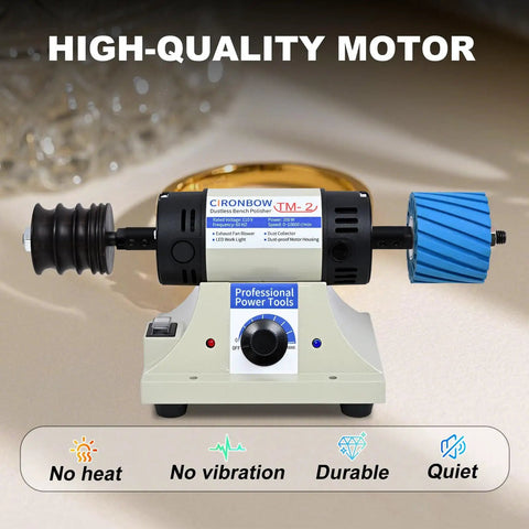 Leather Edge Polisher Kit With 350W Burnishing Machine, featuring high-quality motor and adjustable sander controls.