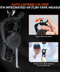 Auto locking lip grip from 7 Piece Fishing Tool Kit With Rechargeable 65Lb Digital Fish Scale, Lip Grip And Tape Measure.